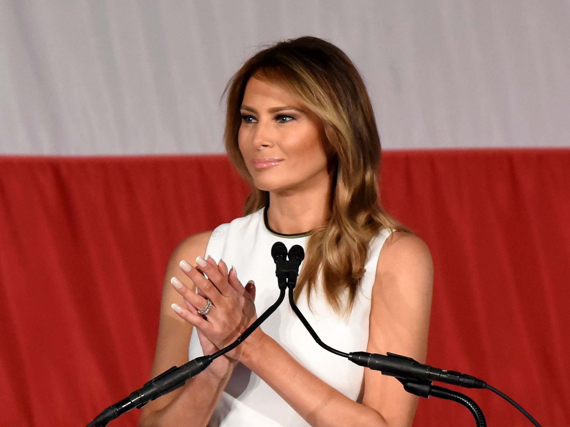 Students outraged after Melania Trump given 'Woman of Distinction' award