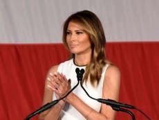Outrage after Melania Trump given 'Woman of Distinction' award