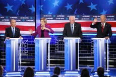 Follow the latest Democratic debate live