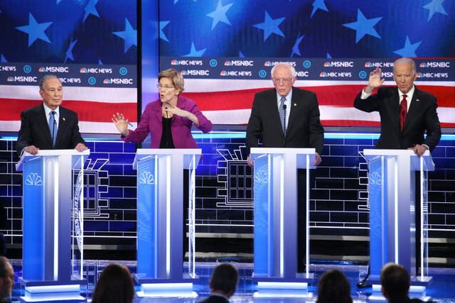 Sanders is the real frontrunner, but you wouldn't know it from last night's debate