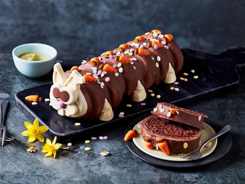 Marks & Spencer's Easter Bunny Colin the Caterpillar cake described as