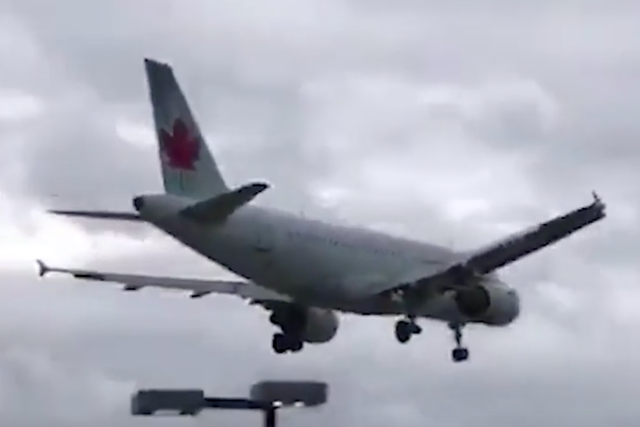 An Air Canada jet made an emergency landing with a wheel missing