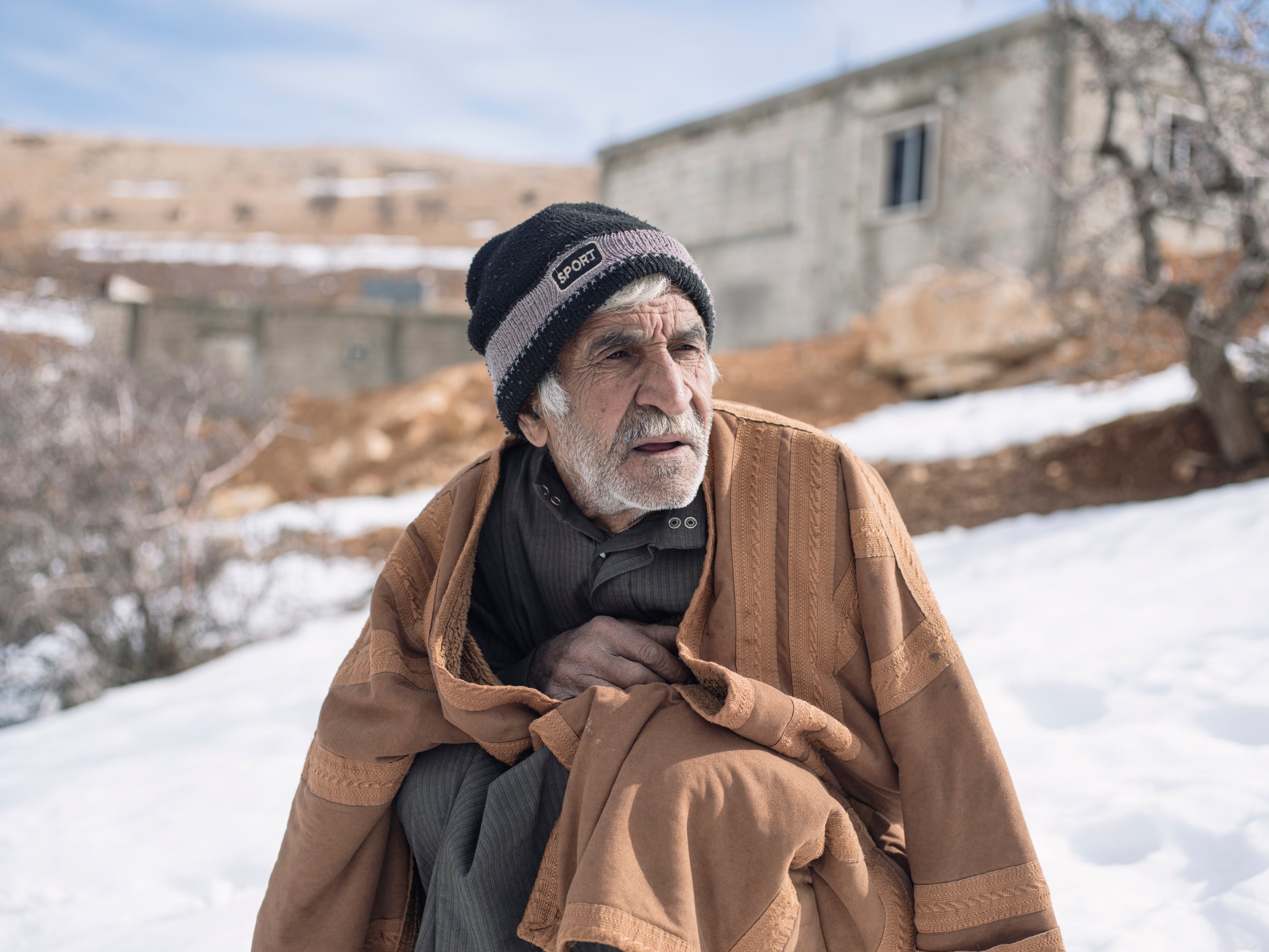 Ahmed, 66, packed up his life in Syria and fled with his family to Arsal in 2014