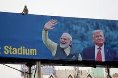Trump heads to India eyeing trade deal as re-election trophy