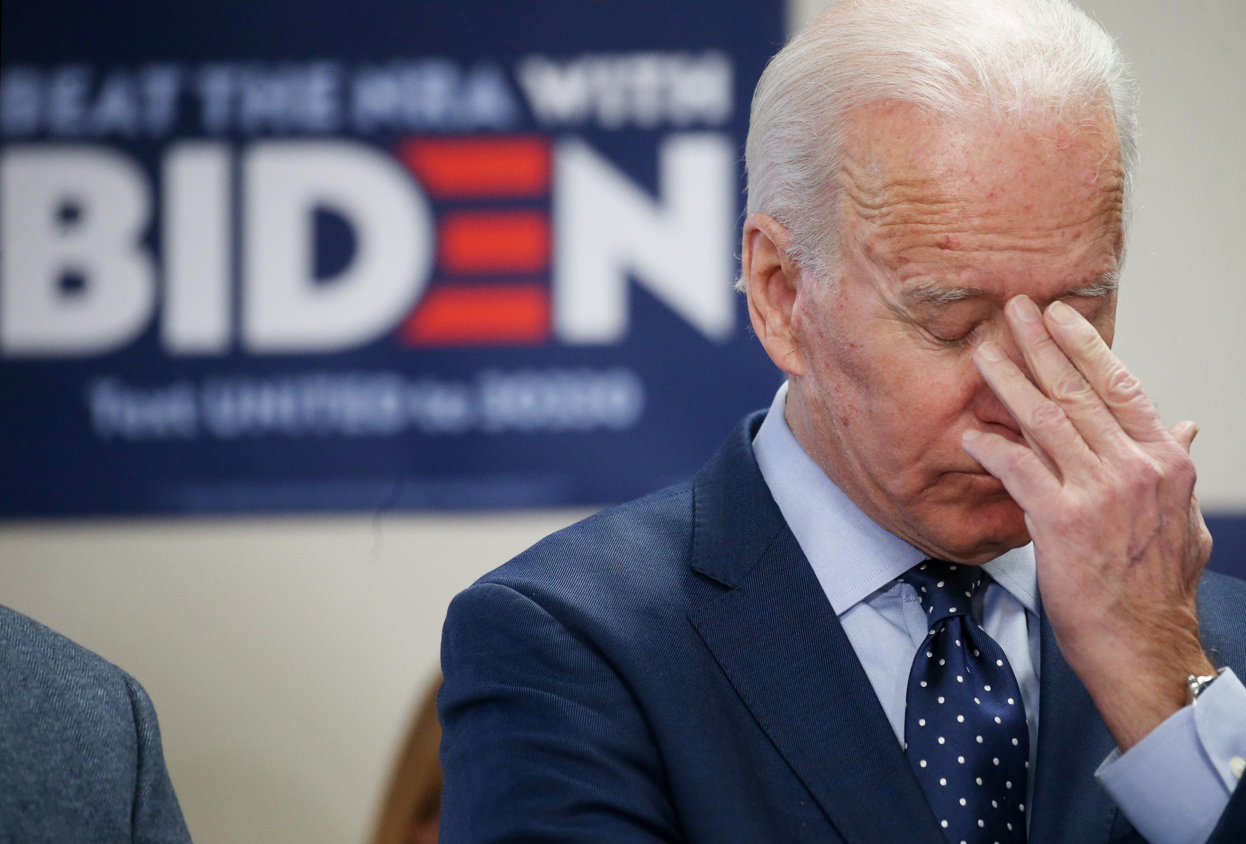 Joe Biden attacks Bernie Sanders over &apos;immoral&apos; gun immunity at scene of America&apos;s worst mass shooting