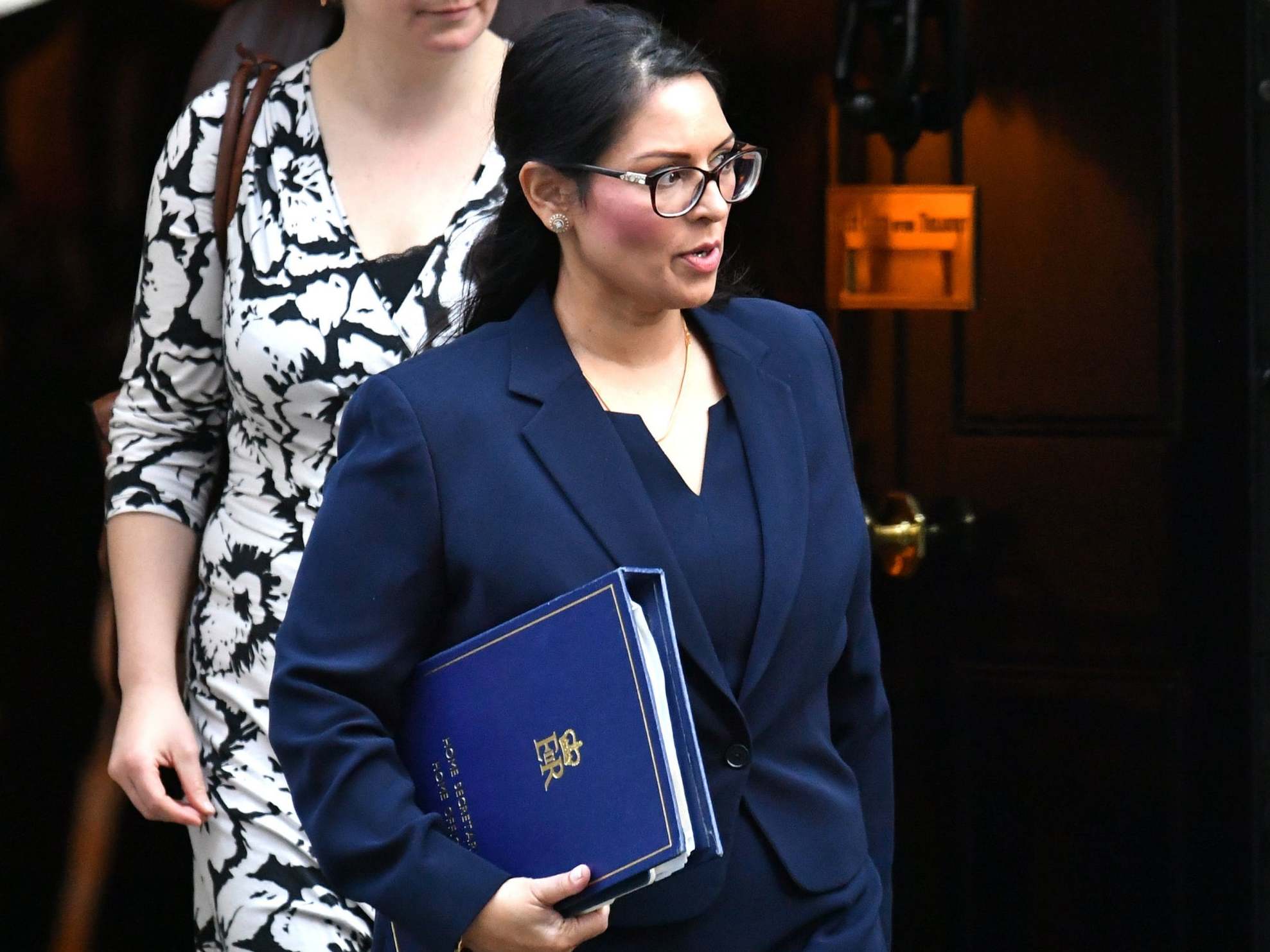 Intelligence chiefs are reported to have withheld information from home secretary Priti Patel