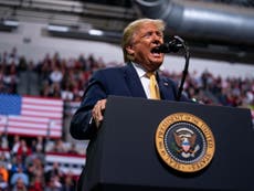 Trump rally boos Greta Thunberg as he complains about Time magazine