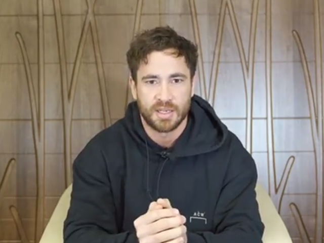 Danny Cipriani pictured in a video posted on his Instagram acccount