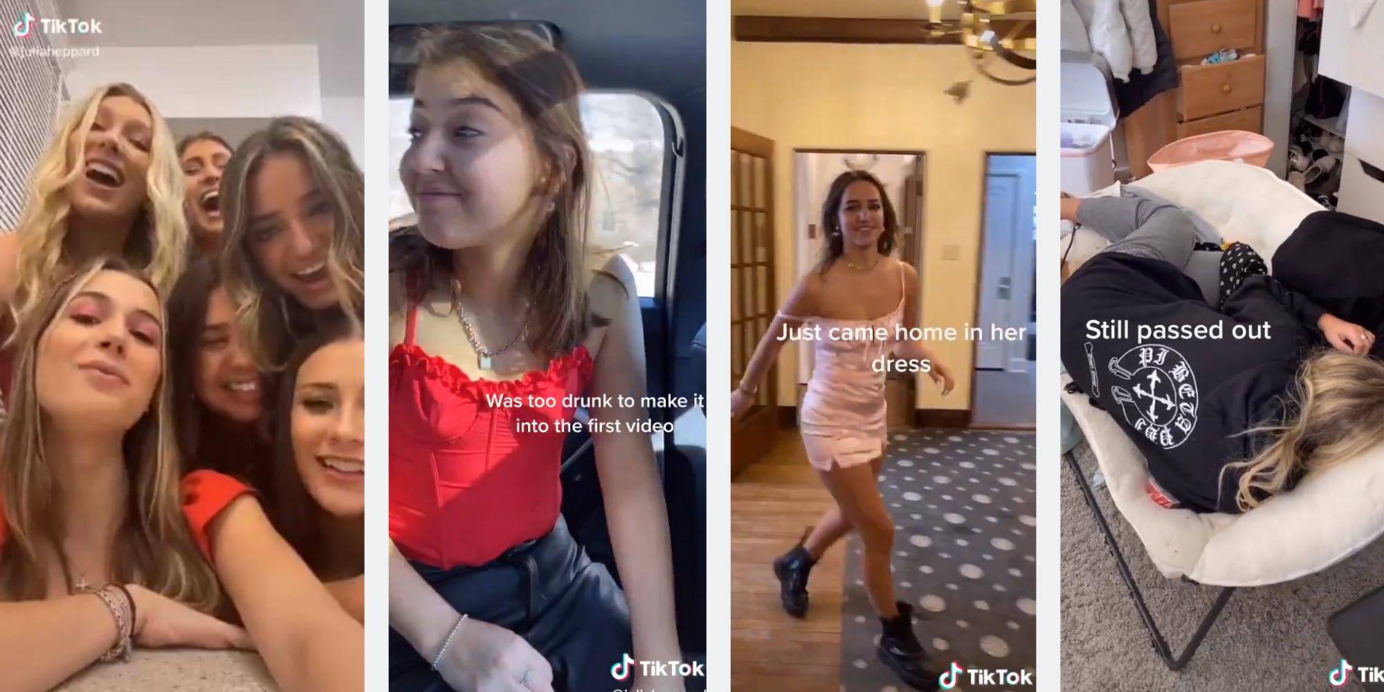 This New Tiktok Trend Shows The Before And After Of A Girls Night Out 