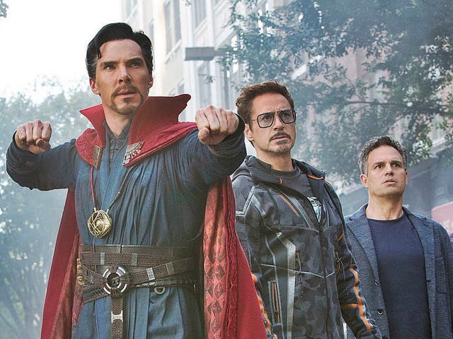 <p>File image: Doctor Strange, and Iron Man in Avengers Infinity War</p>