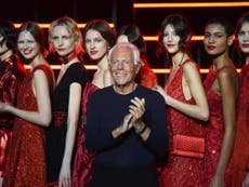 Giorgio Armani condemned for saying fashion industry is ‘raping’ women