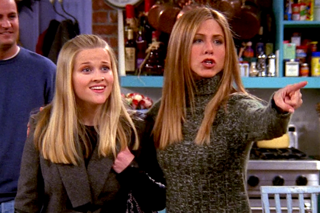 Reese Witherspoon and Jennifer Aniston on Friends