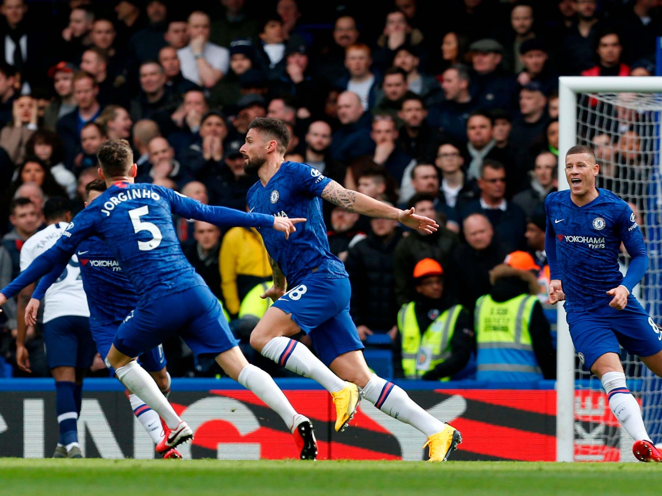 Chelsea's French striker Olivier Giroud