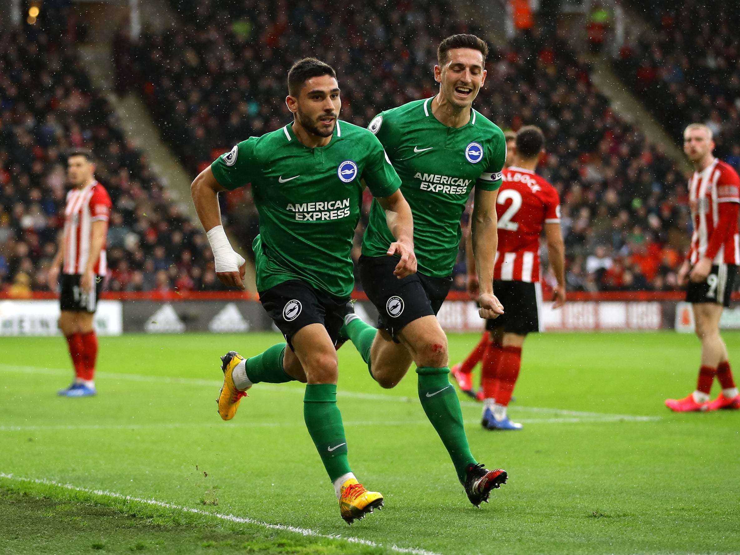 Brighton earned a point at Bramall Lane