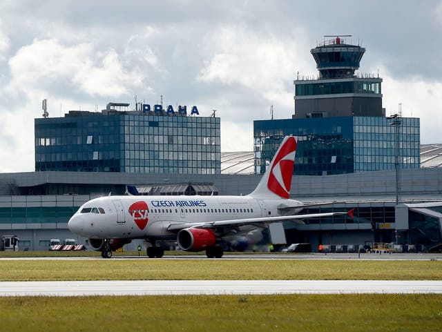 <p>The flight was diverted to Prague Airport  </p>