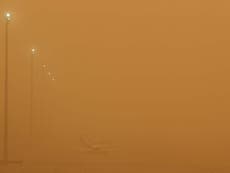 Canary Islands engulfed by huge Saharan sandstorm as flights grounded