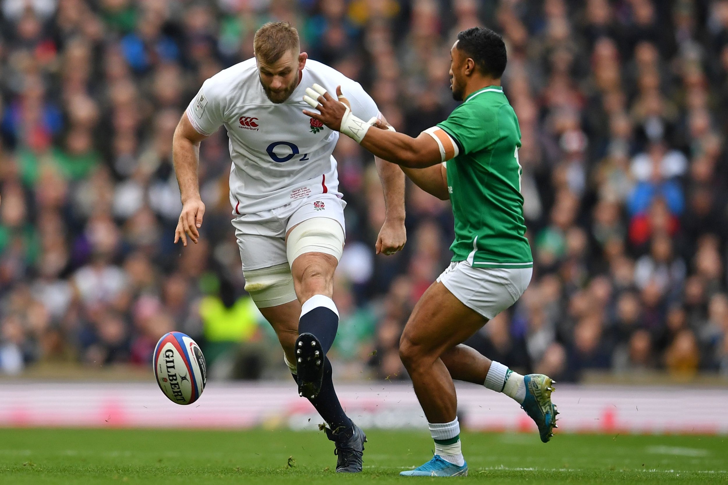 George Kruis is one of those who will drop out of the squad (AFP via Getty)