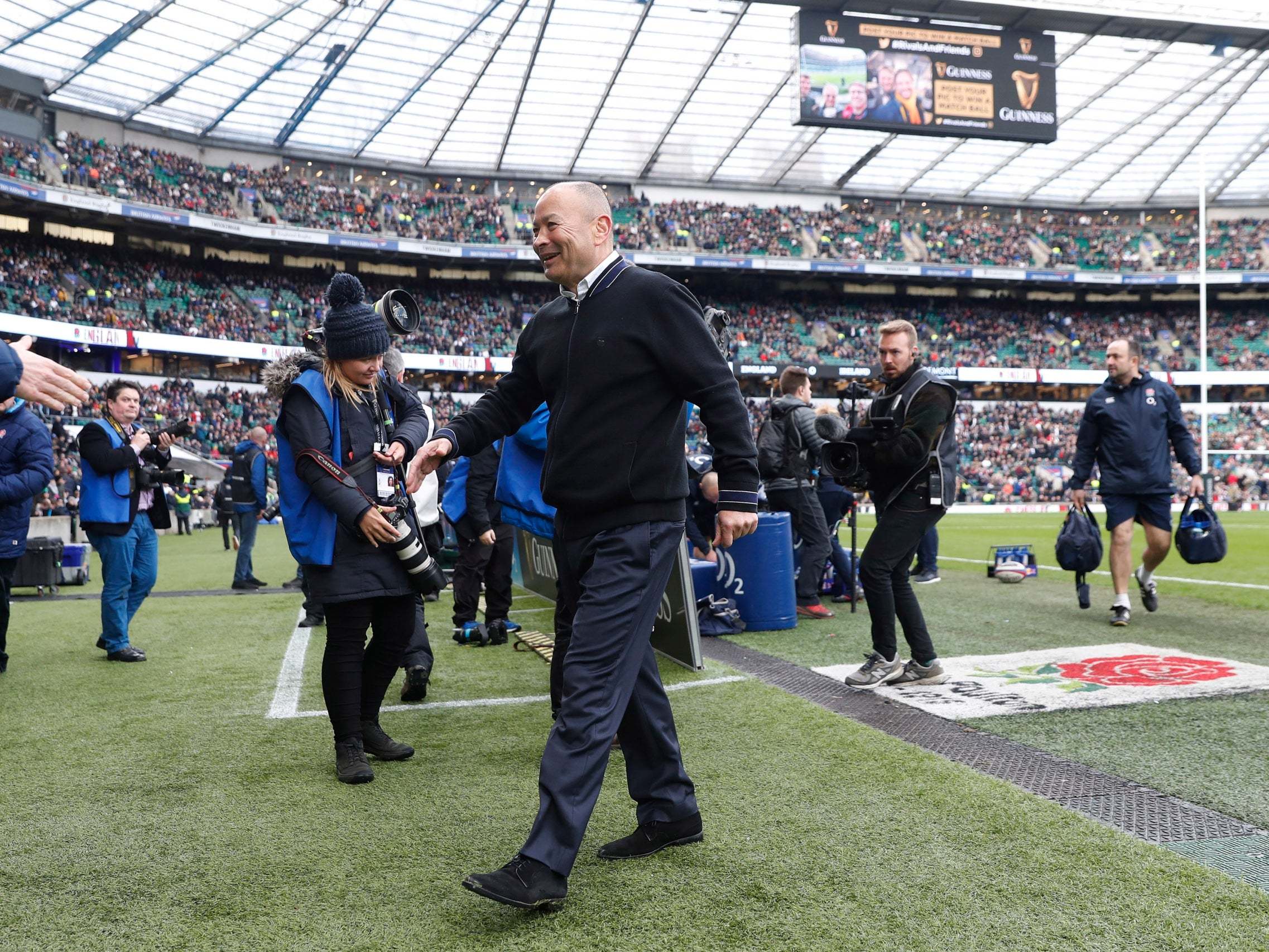 Eddie Jones claims England &apos;could have declared at half-time&apos; such was their dominance over Ireland