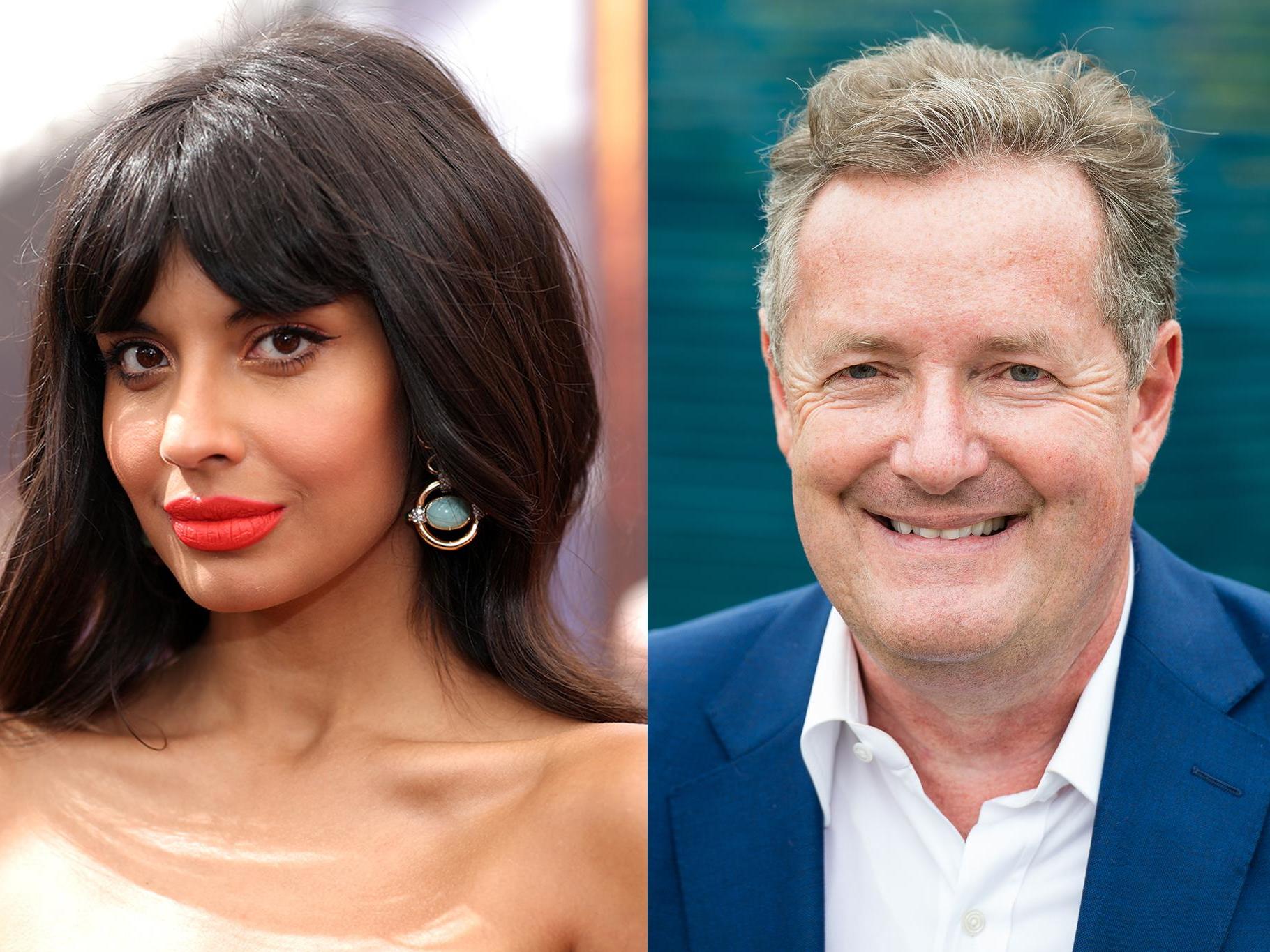 Jameela Jamil calls Piers Morgan &apos;bullying parasite&apos; for sharing private Caroline Flack messages