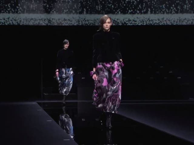 Giorgio Armani Women's Fall Winter 2020-2021 Fashion Show