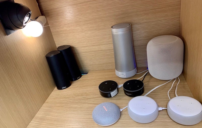 Google Home Mini, Apple Homepod, Amazon Echo Dot and Microsoft’s Harman Kardon were used in the experiment
