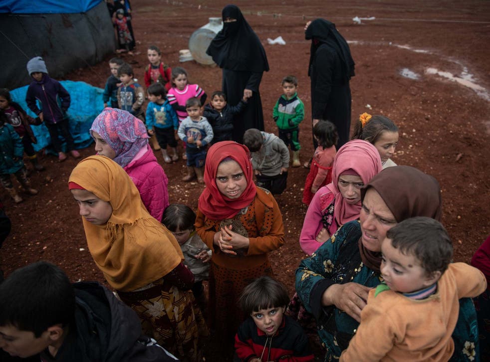 Syrian children flee Idlib in ‘the biggest humanitarian horror story of the 21st century’