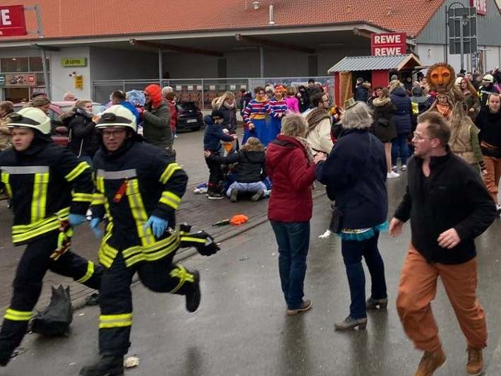 German carnival crash &ndash; live: Car 'deliberately' driven into crowd in Volkmarsen, with children among several injured