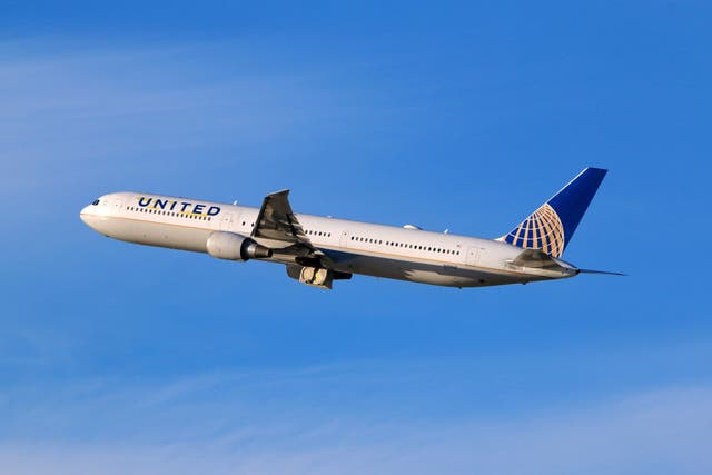 <p>The two passengers were removed from United Airlines Flight 883 upon landing late on Friday morning in Bangor </p>