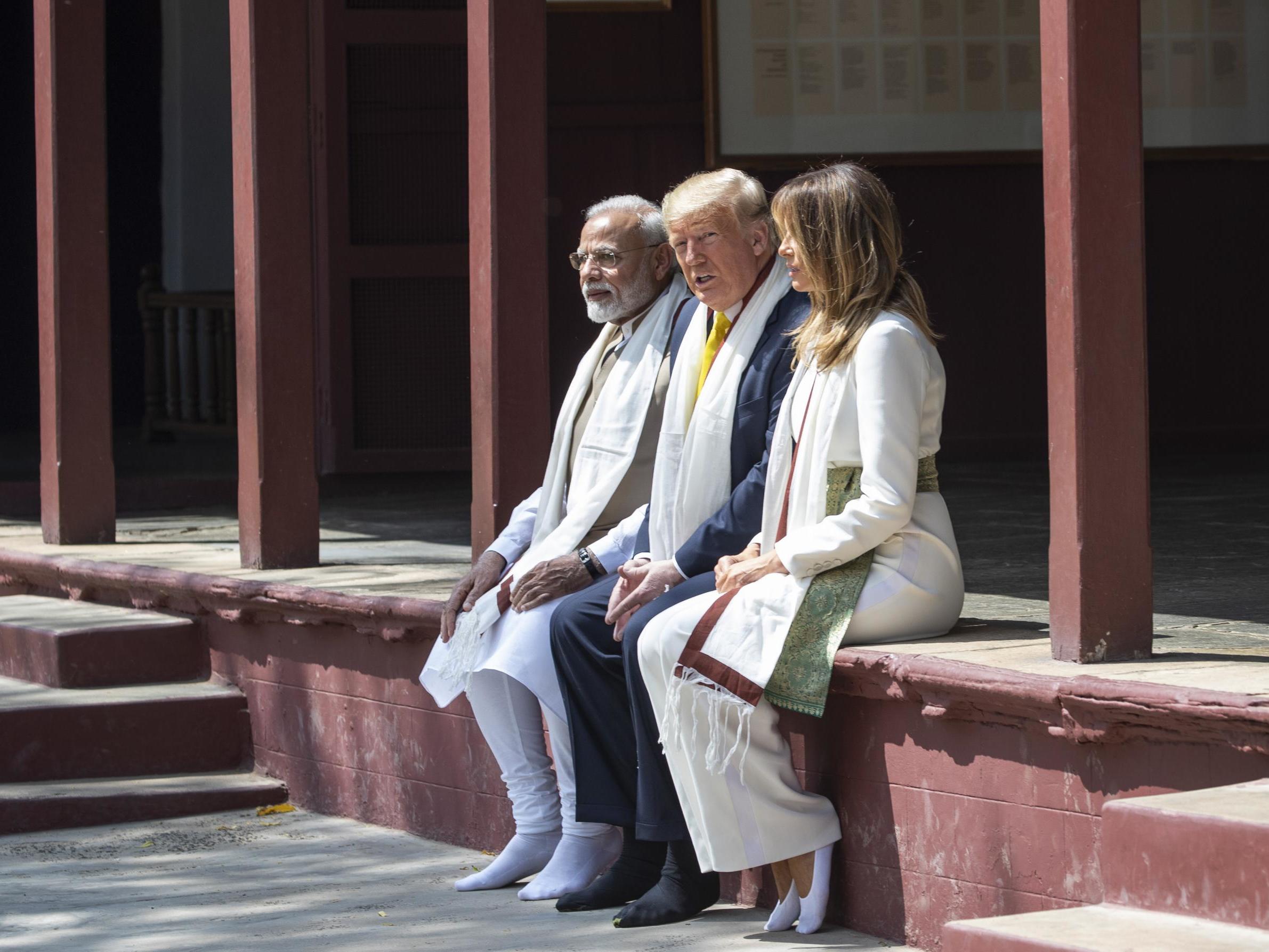 Trump and his entourage fail to eat anything from special vegetarian menu prepared for them on India trip