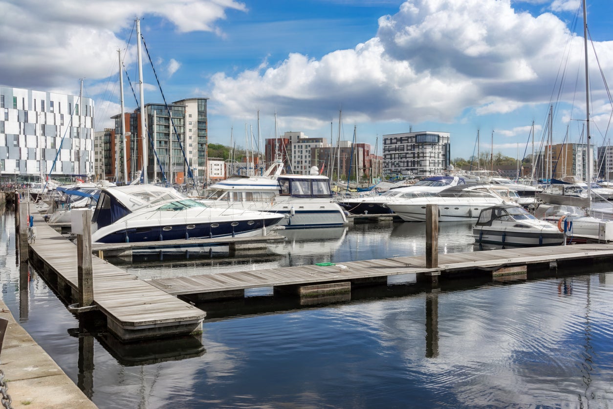 Ipswich’s Saint-Tropez-like waterfront has undergone extensive redevelopment (Getty/iStockphoto)