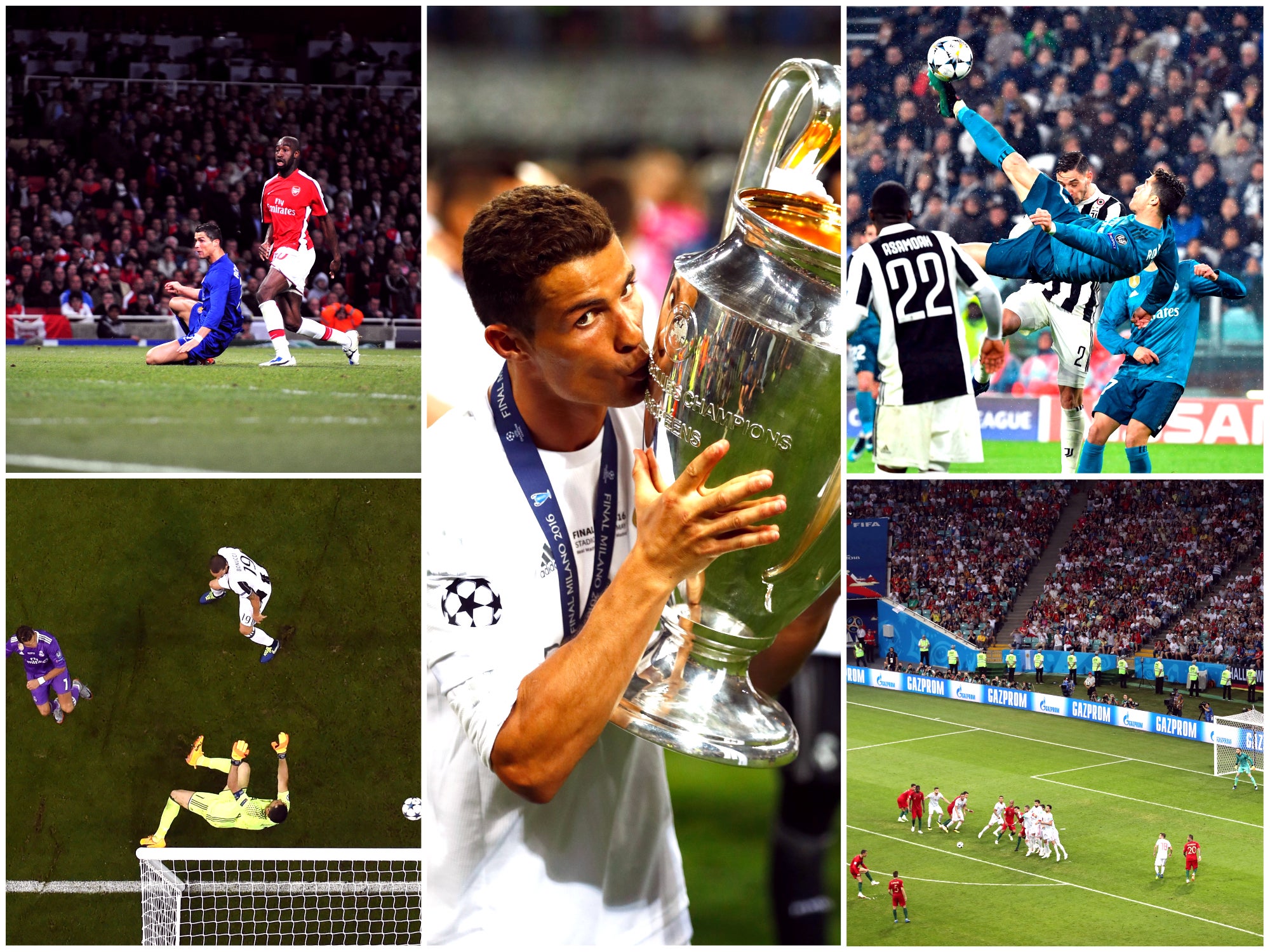 Some of Cristiano Ronaldo's golden moments