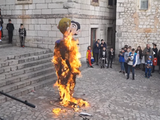 Effigy of same-sex couple and child burned at festival in Croatia