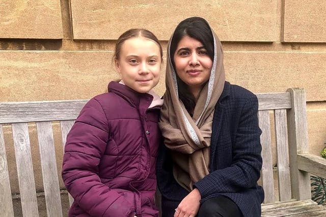 Greta Thunberg and Malala Yousafzai