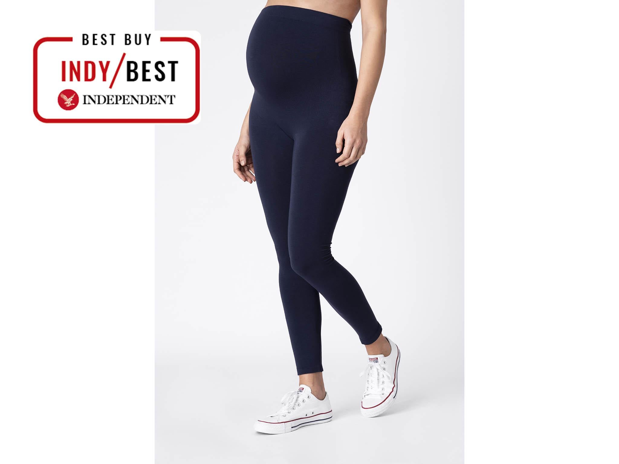 Seraphine Seraphine, Tammy Over Bump Grey Bamboo Maternity Leggings