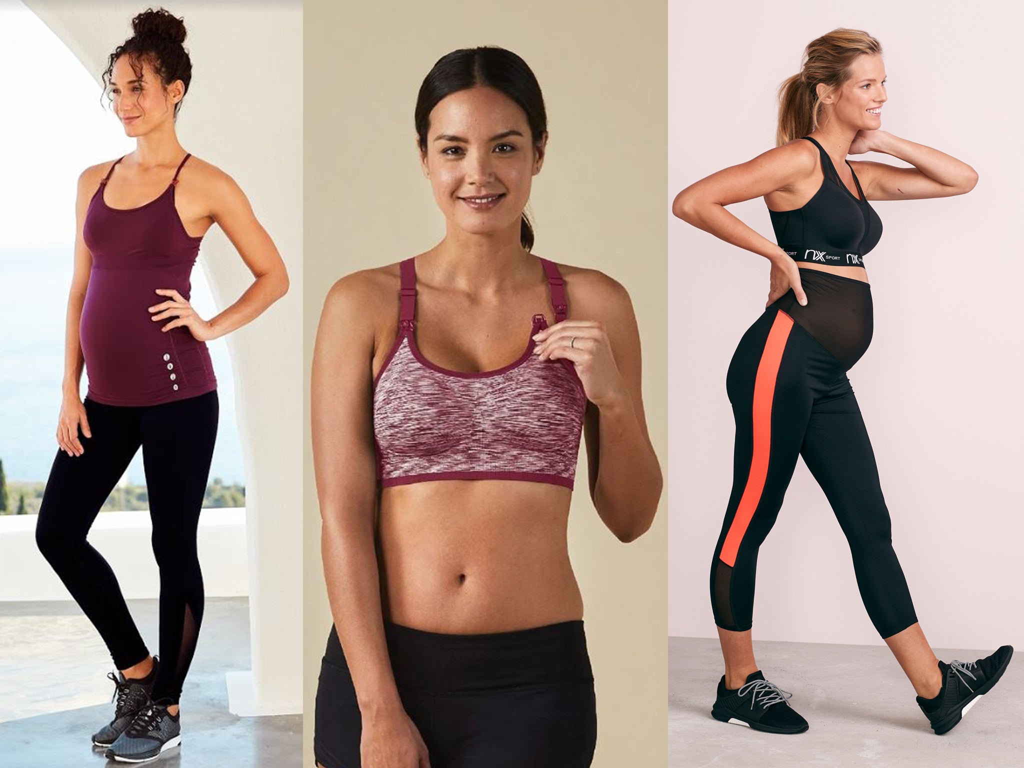 pregnancy workout tops