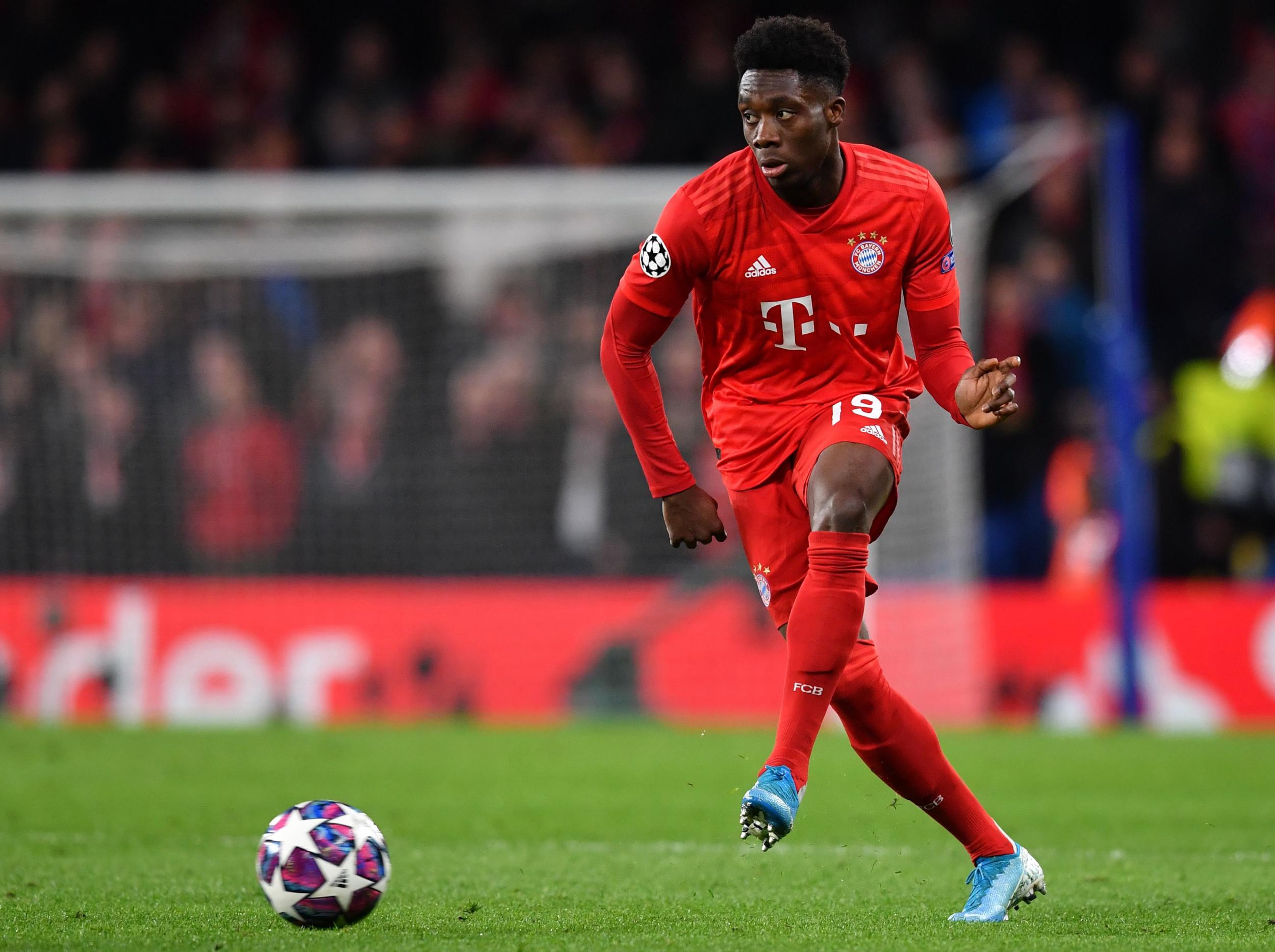 Alphonso Davies was in fine form against Chelsea