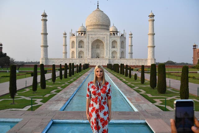 Ivanka Trump accused of Photoshopping Taj Mahal photo (Getty)
