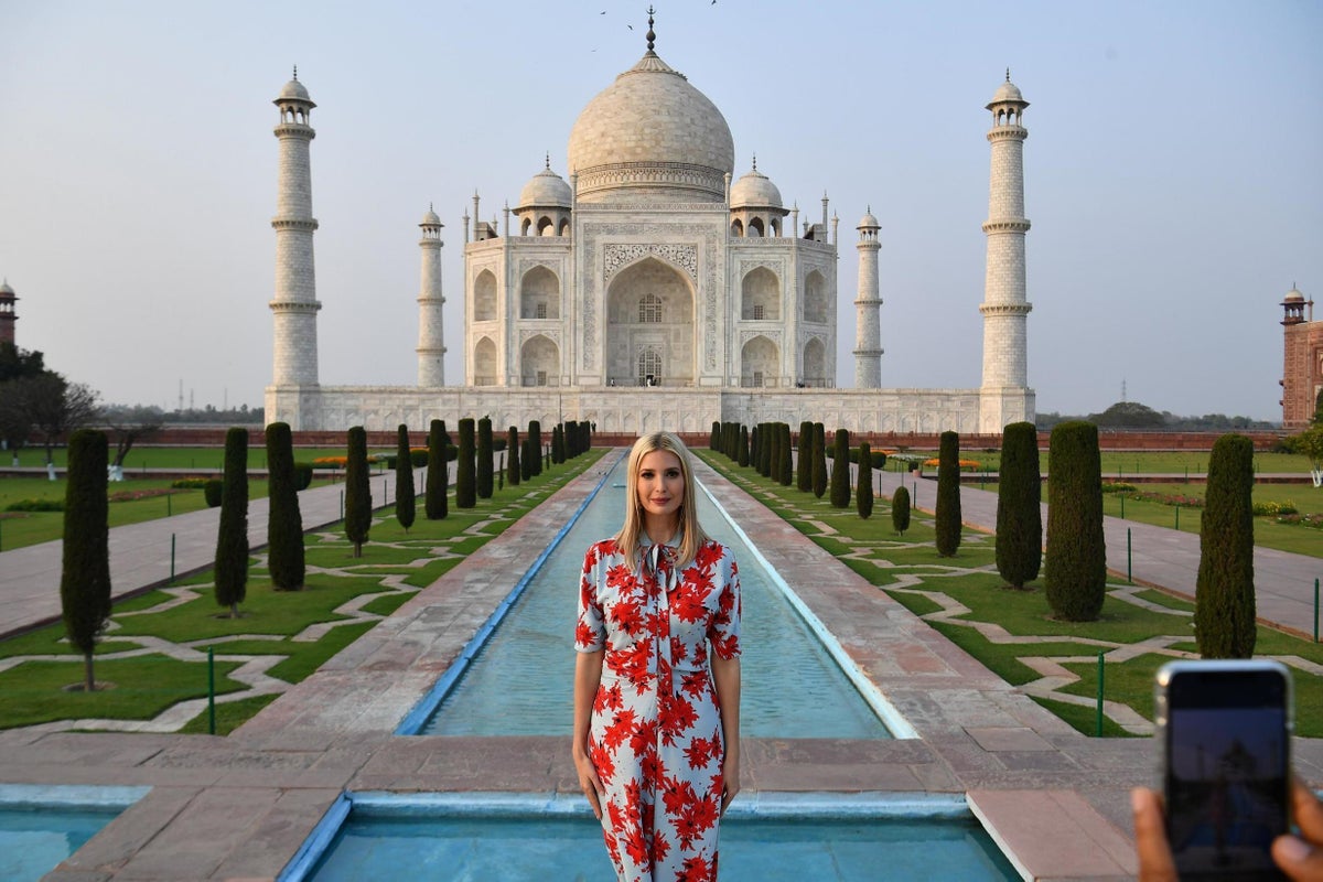 Ivanka Trump Accused Of Photoshopping Taj Mahal Photos The Independent The Independent