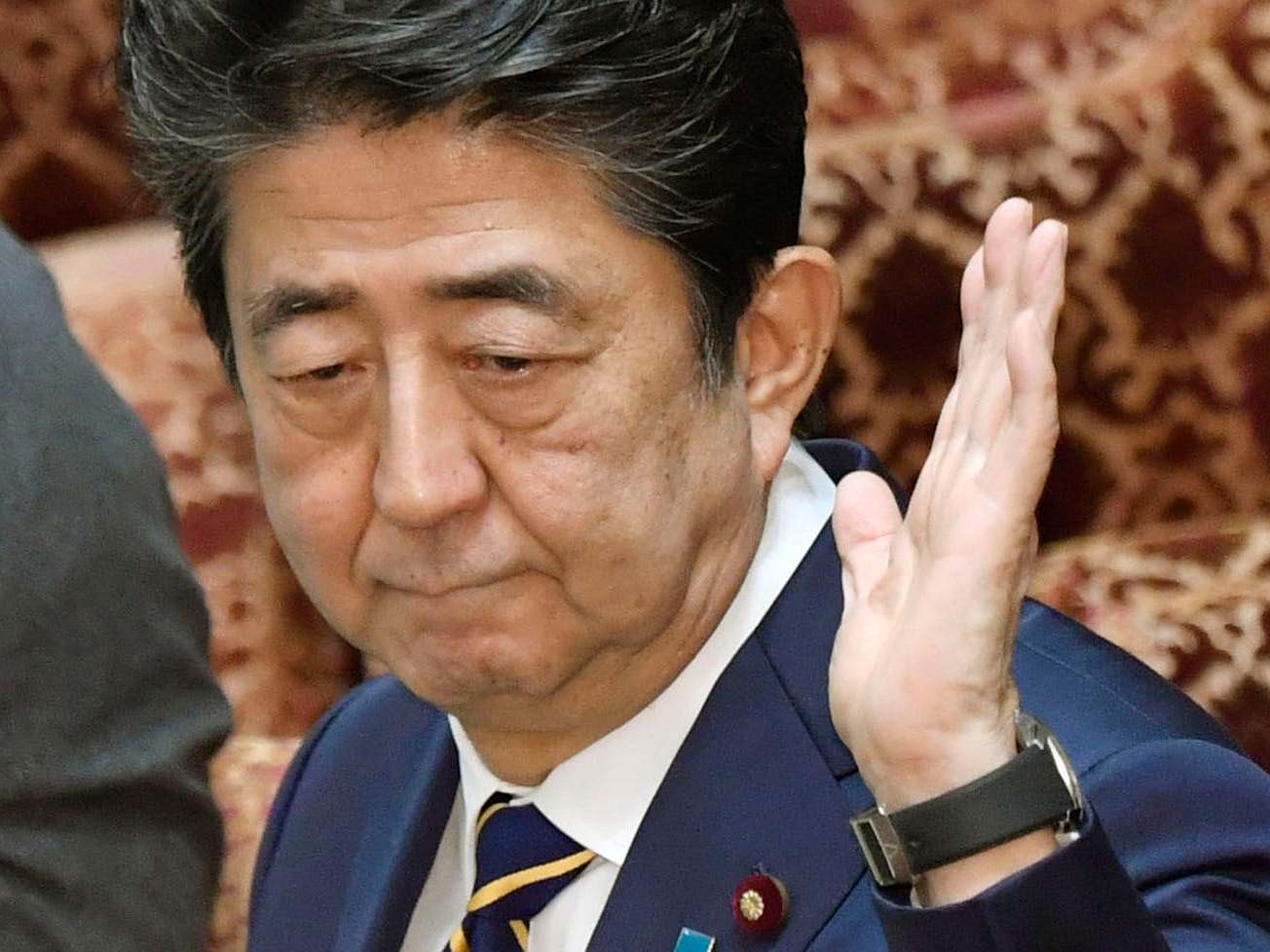 Japan’s Prime Minister Shinzo Abe has asked for a two-week ban on all major sporting events