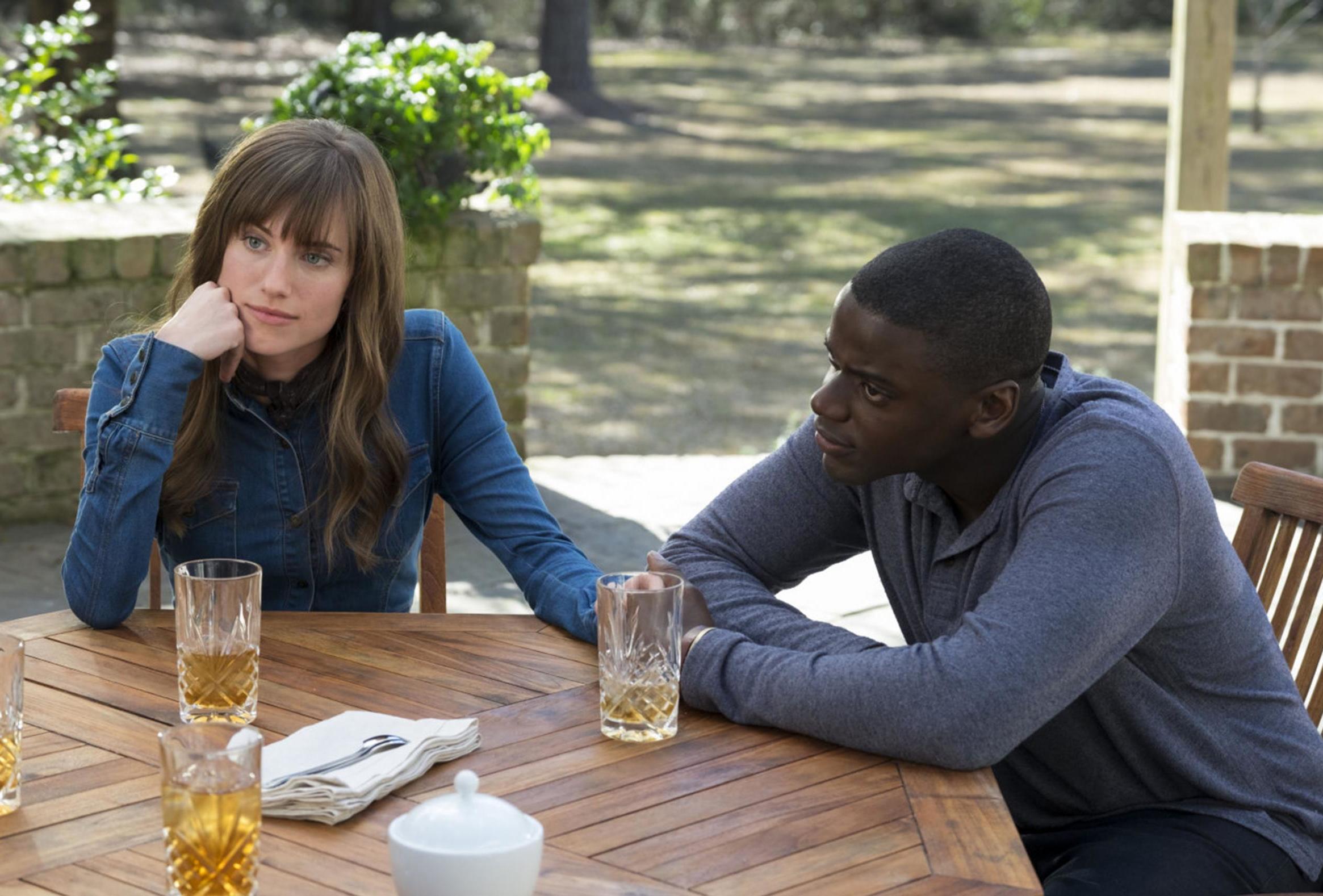 Allison Williams and Kaluuya in ‘Get Out’