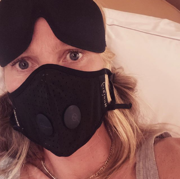 Better safe than sorry: Gwyneth wears face mask on plane amid coronavirus fears