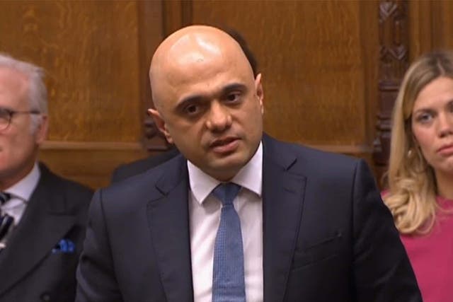 Sajid Javid used PMQs on 26 February to give his resignation speech