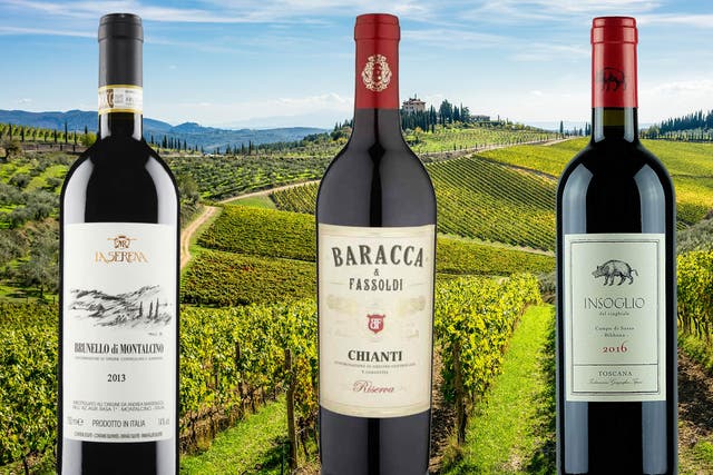 Home to some of the country's most celebrated wine, the region is best known for its reds made predominantly from sangiovese grapes?