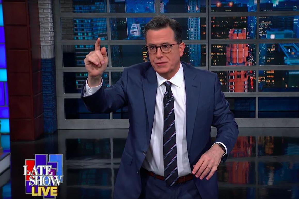 Stephen Colbert&apos;s brutal takedown of Bloomberg leaves his own audience wincing