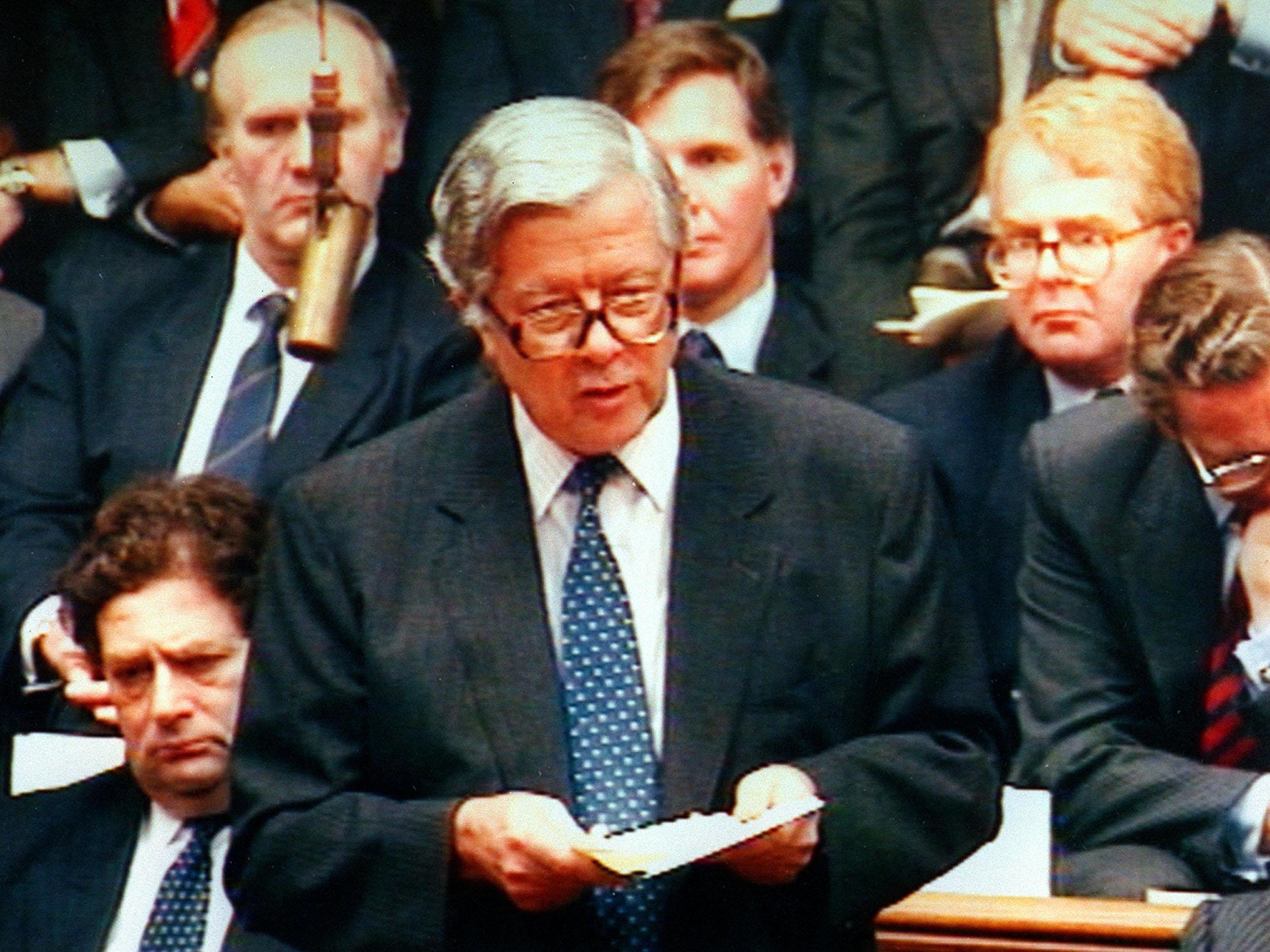 Sir Geoffrey Howe, who was given the title of deputy prime minister ‘as a sop’