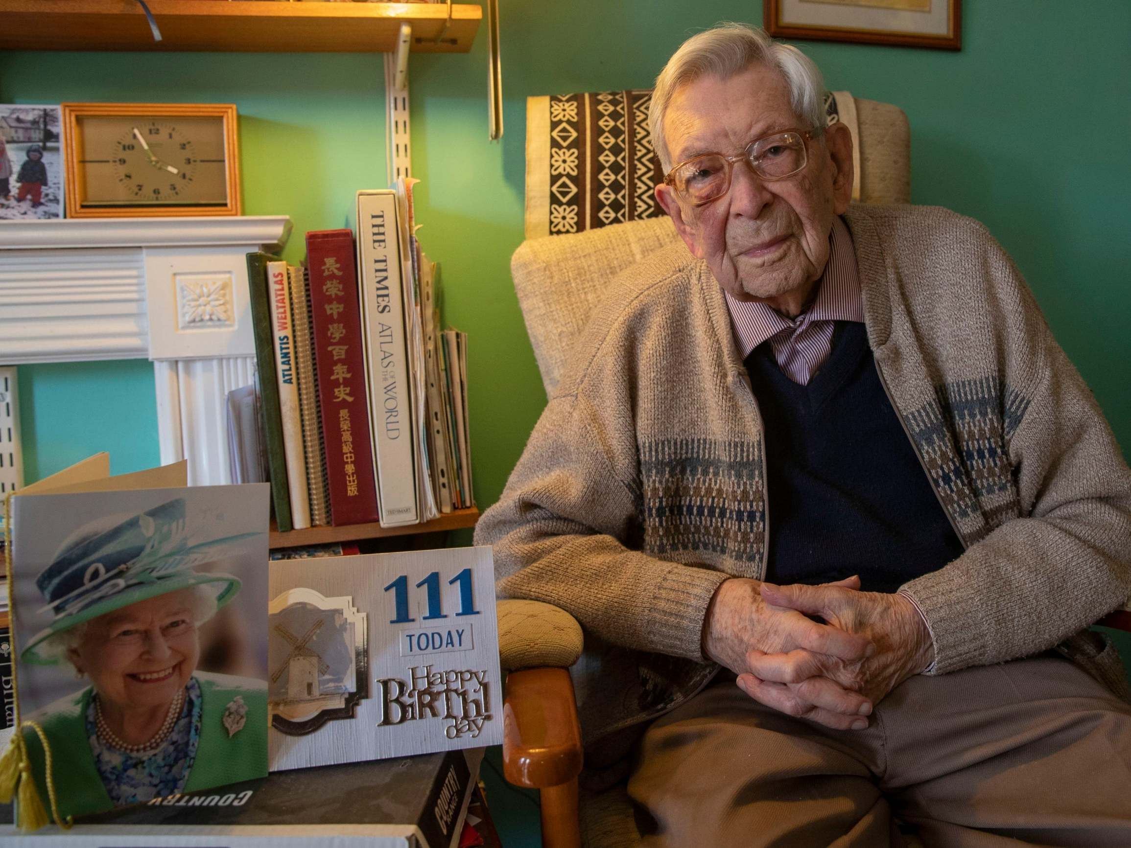 Bob Weighton, aged 111, is now the oldest man in the world