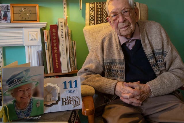 Bob Weighton, aged 111, is now the oldest man in the world