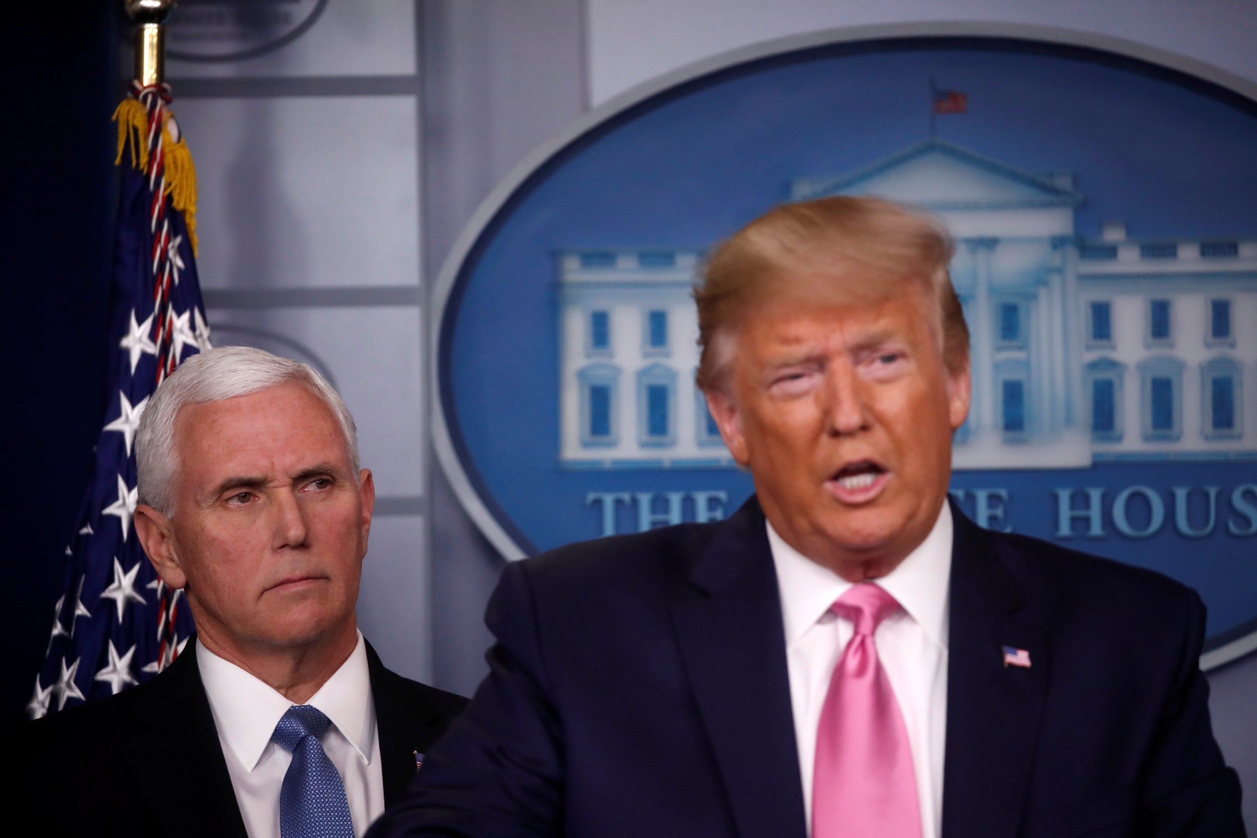 Trump downplays coronavirus outbreak calling risk &apos;low&apos; in press conference