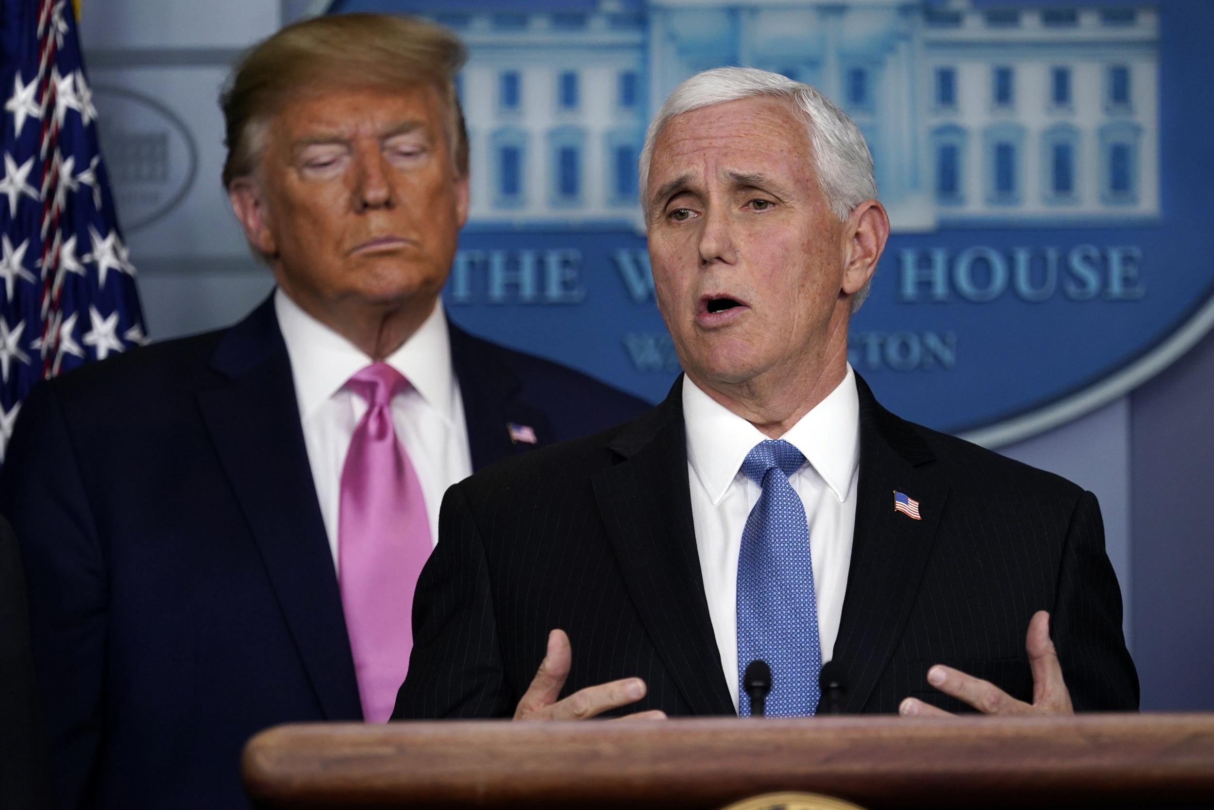 &apos;Mike Pence literally does not believe in science&apos;: Fury as vice president takes charge on coronavirus