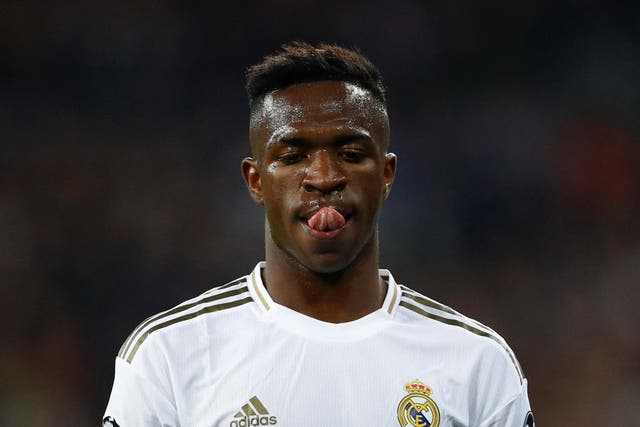 Vinicius Jr was annoyed by the refereeing in Real Madrid vs Man City